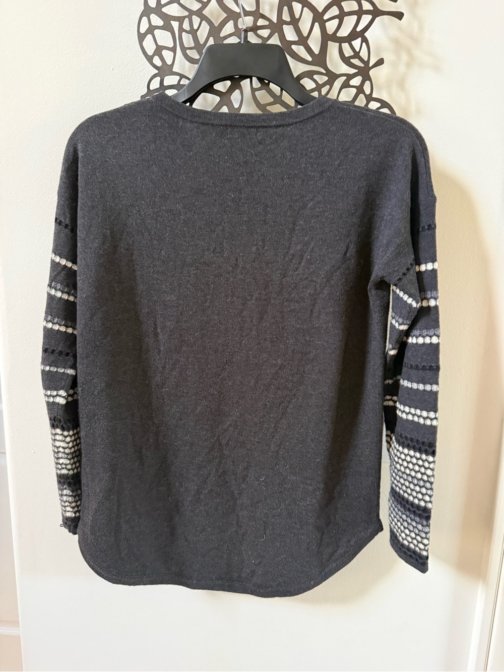 Smartwool Shadow Pine Crew Neck Sweater Charcoal Gray S - Picture 6 of 10
